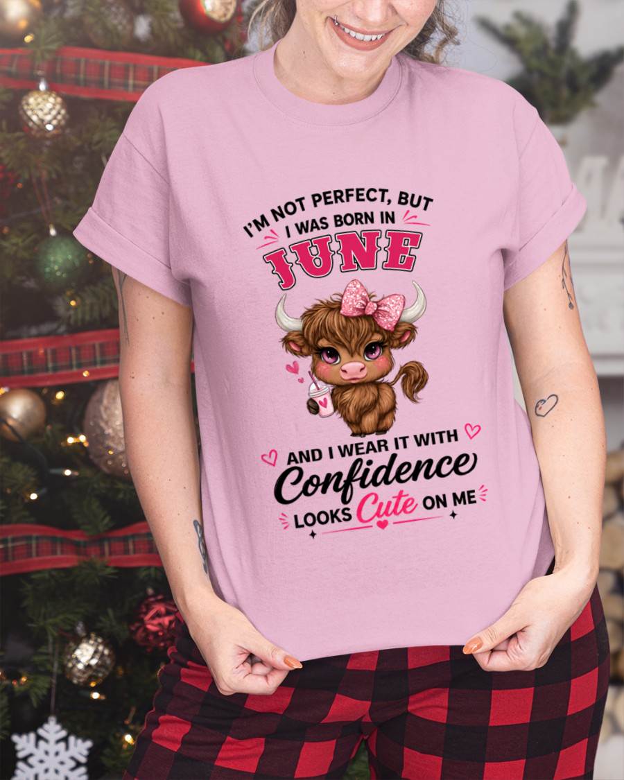 JUNE BORN CONFIDENCE TEE - FOR WOMEN - TLEE06 (SKU2608-118-06)