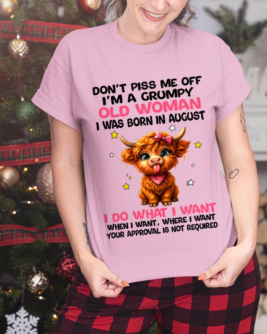 AUGUST GRUMPY LADY SHIRT - FOR WOMEN - TLEE08 (SKU2607-215-08)