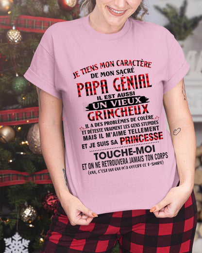 FILLE À PAPA GÂTÉE ET FIÈRE - CADEAU DE PAPA - TLEE00 (SKU2605-355-00)
