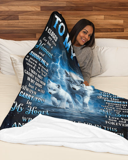 Special Gift For Your Son Blanket - From Mom (SKUB11-131)