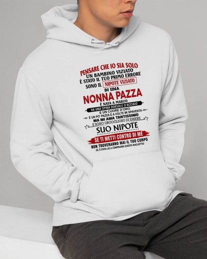 NONNA PAZZA NATA A MARZO – NIPOTE VIZIATO – DALLA NONNA - TLEE03 (SKU2605-334-03)
