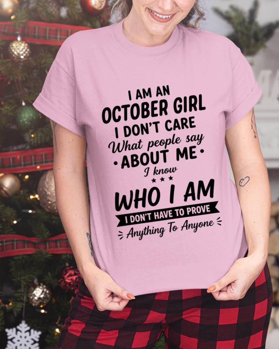 OCTOBER – I DON'T CARE WHAT PEOPLE SAY ABOUT ME - FOR WOMEN - TLEE10 (SKU2606-379-10)