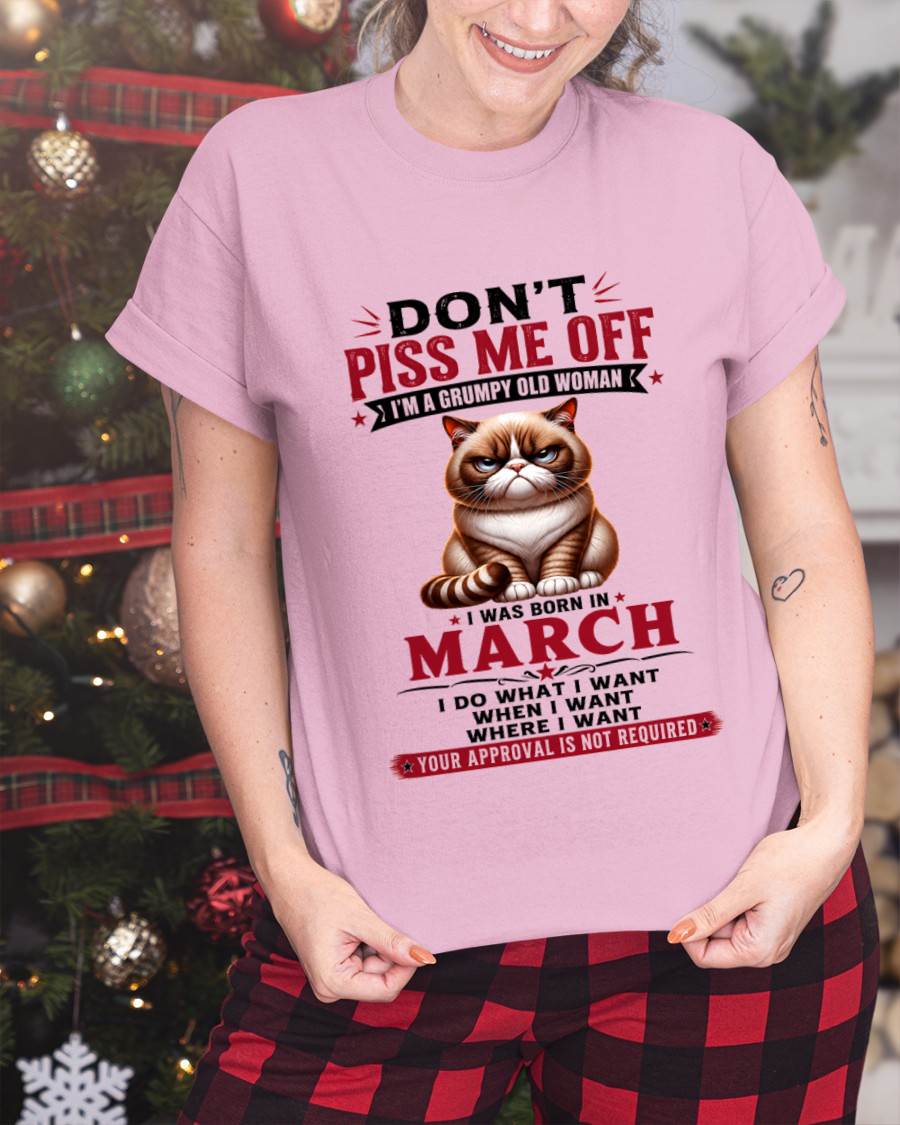 MARCH – ZERO PATIENCE FUNNY CAT - FOR WOMEN - TLEE03 (SKU2608-291-03)