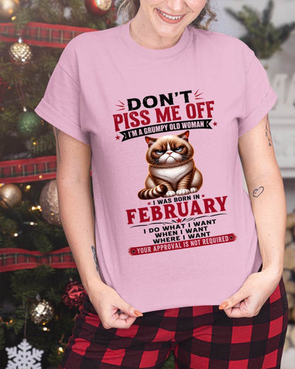 FEBRUARY – ZERO PATIENCE FUNNY CAT - FOR WOMEN - TLEE02 (SKU2608-291-02)