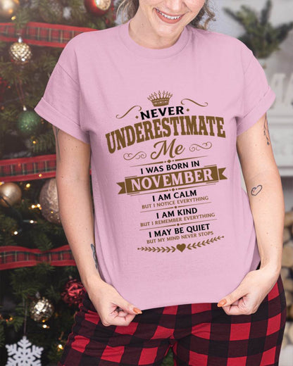 NOVEMBER - SWEET CALM AND UNFORGETTABLE - FOR WOMEN - TLEE11 (SKU2608-491-11)