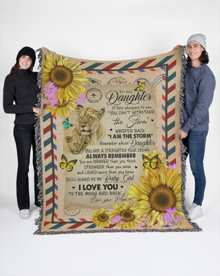 Special Gift For Your Daughter Blanket - From Mom (SKU2605-118)