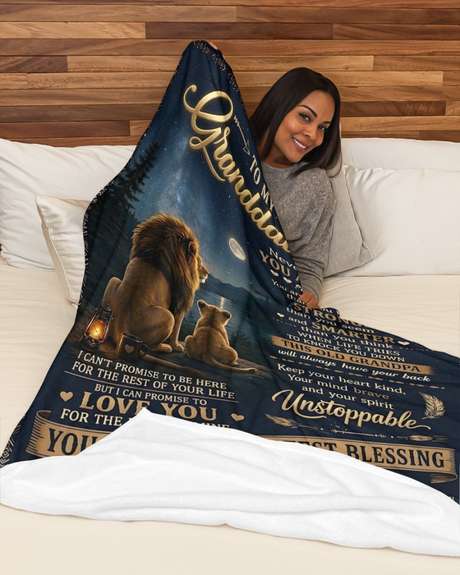 Special Gift For Your Granddaughter Blanket - From Grandpa (SKU2606-84)