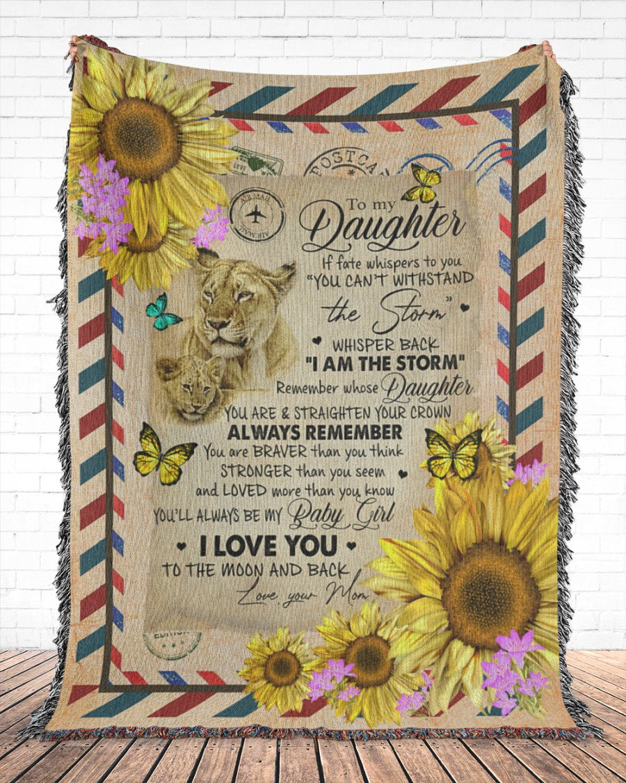 Special Gift For Your Daughter Blanket - From Mom (SKU2605-118)
