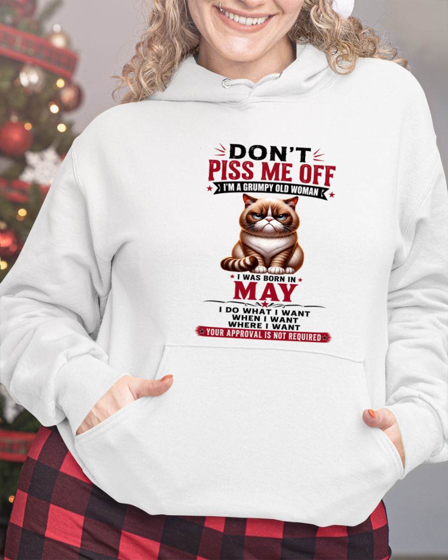 MAY – ZERO PATIENCE FUNNY CAT - FOR WOMEN - TLEE05 (SKU2608-291-05)