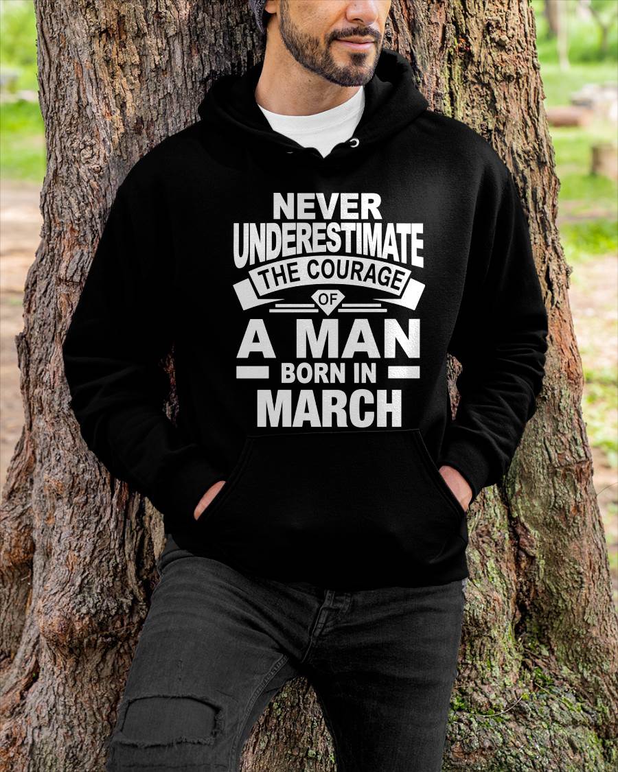 MARCH BORN MAN : COURAGE STRENGTH & PRIDE - FOR MAN - TLEE03 (SKU2606-126-03)