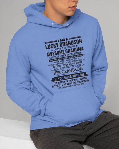 DECEMBER - GRANDSON OF A STRONG & LOVING GRANDMA - FROM GRANDMA - TLEE12 (SKU11-154-12)