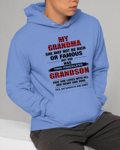 GRANDMA LOVES ME – PRICELESS GRANDSON GIFT- FROM GRANDMA - TLEE00 (SKU2604-260-00)