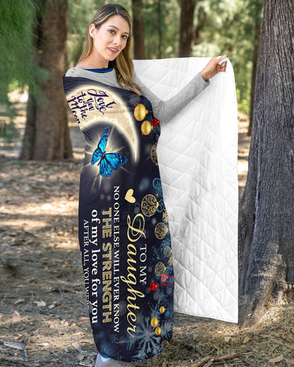 Special gift for your daughter Blanket -  from mom