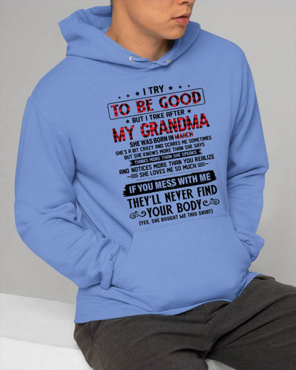 MARCH - I TRY TO BE GOOD BUT I TAKE AFTER MY GRANDMA - FROM GRANDMA - TLEE03 (SKU07-102-03)
