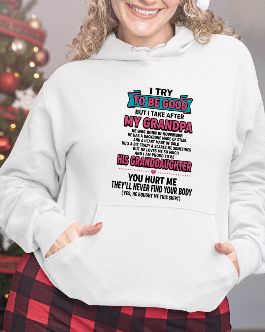 NOVEMBER - I TRY TO BE GOOD BUT I TAKE AFTER MY GRANDPA - FROM GRANDPA - TLEE11 (SKU2606-212-11)