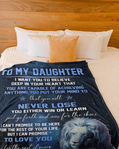 Special Gift For Your Daughter Blanket - From Dad03