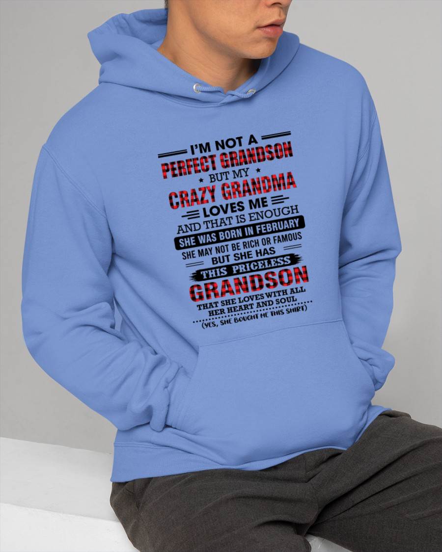 FEBRUARY - NOT PERFECT, JUST GRANDMA’S FAVORITE GRANDSON - FROM GRANDMA - TLEE02 (SKU2606-362-02)