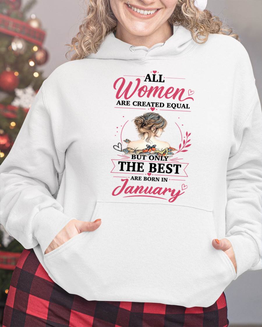 JANUARY GIRLS ARE SIMPLY THE BEST - FOR WOMEN - TLEE01 (SKU2604-316-01)