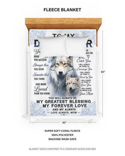 Special Gift For Your Daughter Blanket - From Mom (SKU2607-341)
