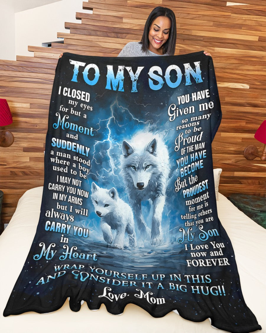 Special Gift For Your Son Blanket - From Mom (SKUB11-131)