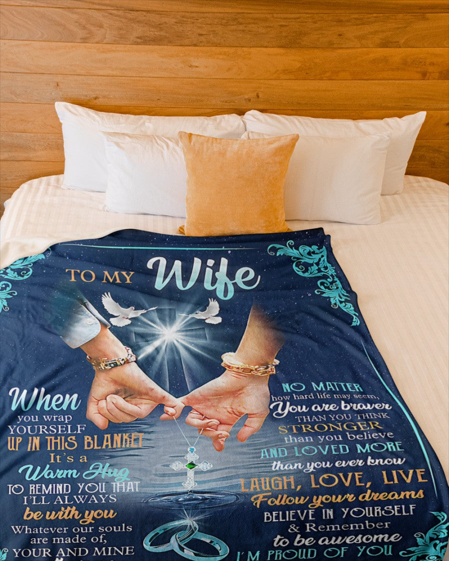 Special Gift For Your Wife Blanket - From Husband (SKU2602-76)
