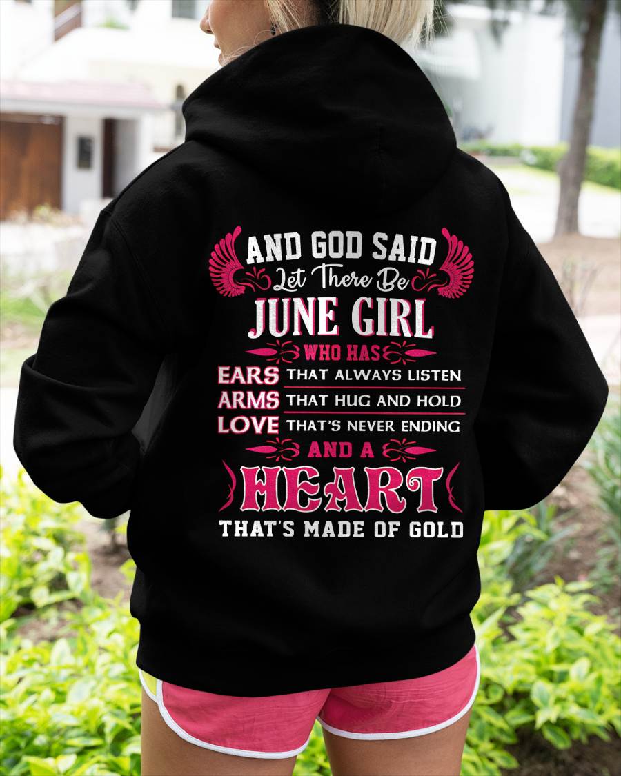 JUNE GIRL – EARS THAT LISTEN ARMS THAT HUG LOVE NEVER ENDING HEART OF GOLD - FOR WOMEN - TLEE06 (SKU09-75-06)