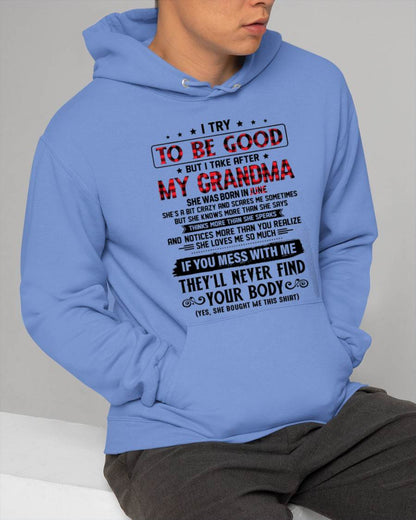 JUNE - I TRY TO BE GOOD BUT I TAKE AFTER MY GRANDMA - FROM GRANDMA - TLEE06 (SKU07-102-06)