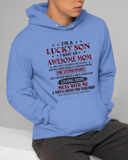 I’M A LUCKY SON I HAVE AN AWESOME MOM - FROM MOM - TLEE00 (SKU26T-01-24-00)
