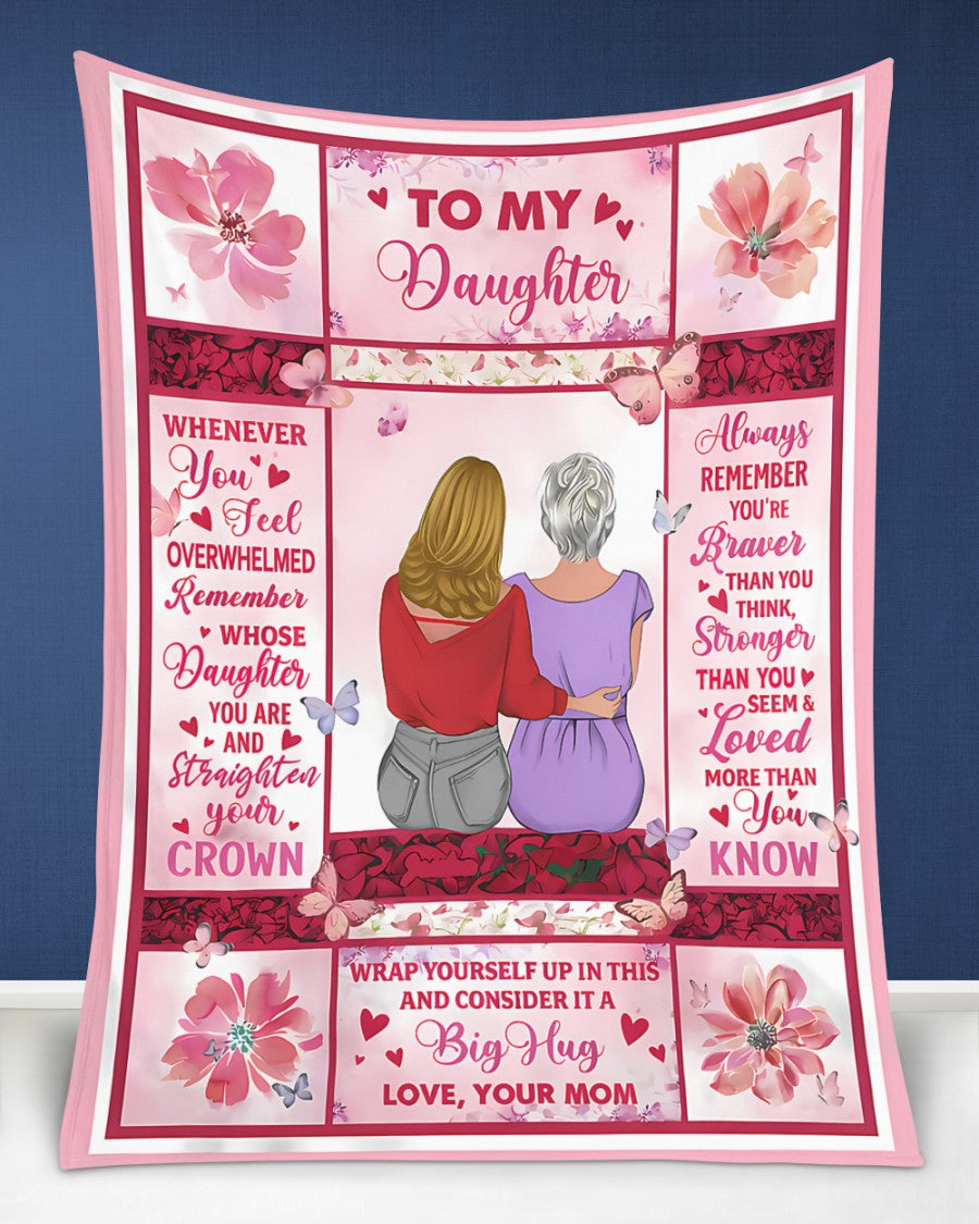 Special Gift For Your Daughter Blanket - From Mom (SKU2604-187)