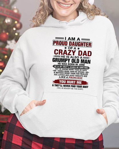 JUNE - BEST DAD BEST DAUGHTER SHIRT - FROM DAD - TLEE06 (SKU2608-27-06)