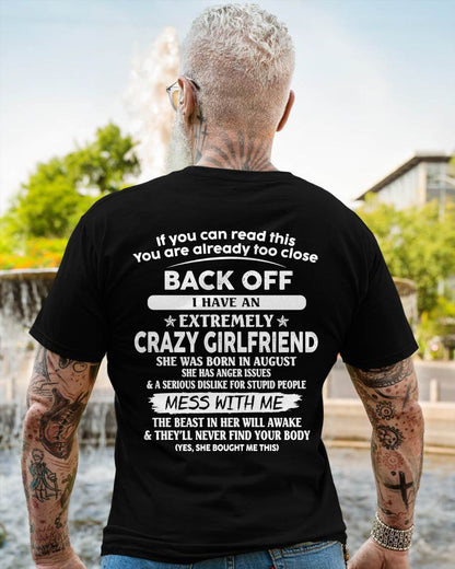 August - Back Off I Have An Extremely Crazy Girlfriend - Gift From Wife - TLEE08 (SKU07-175-08)