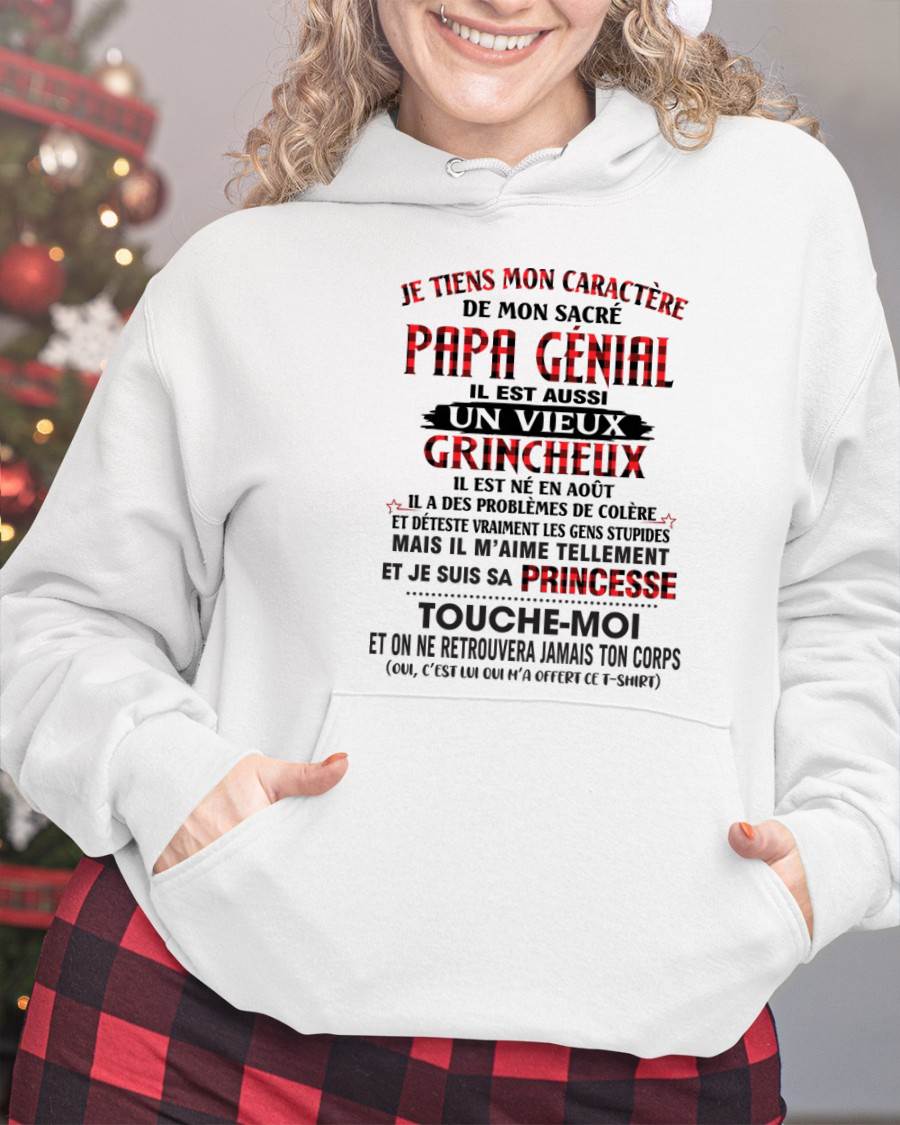 AOÛT / FILLE À PAPA GÂTÉE ET FIÈRE - CADEAU DE PAPA - TLEE08 (SKU2605-355-08)