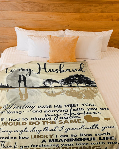 Special Gift For Your Husband Blanket - From Wife01