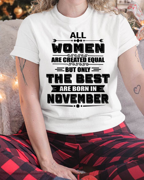 NOVEMBER GIRL – ALL WOMEN ARE CREATED EQUAL - FOR WOMEN - TLEE11 (SKU2604-50-11)