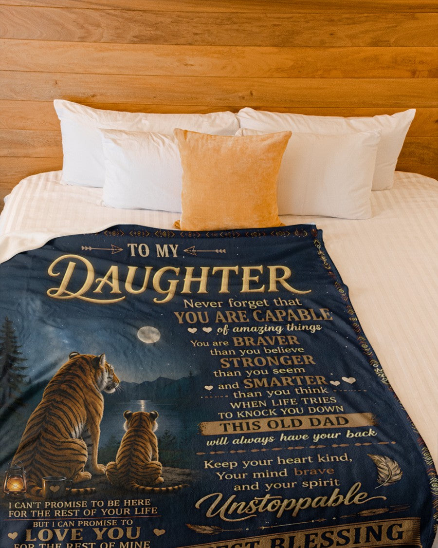 Special Gift For Your Daughter Blanket - From Dad (SKU2606-316)