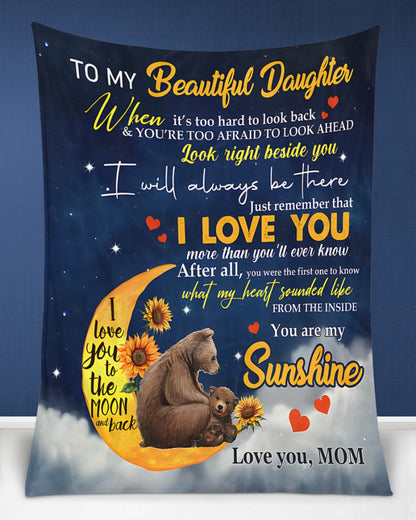 Special Gift For Your Daughter Blanket - From Mom (SKUB11-137)
