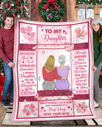 Special Gift For Your Daughter Blanket - From Mom (SKU2604-187)