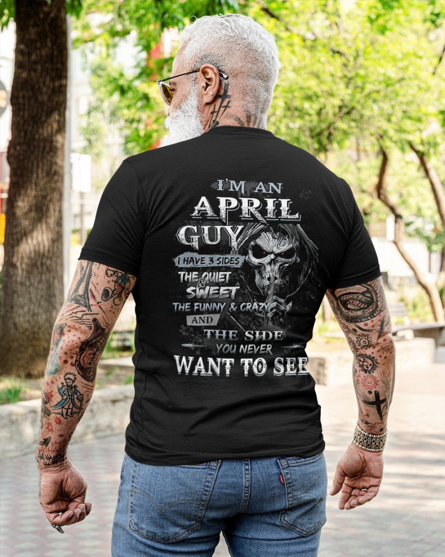 APRIL - I HAVE 3 SIDES - T-SHIRT FOR MAN - TLEE04 (SKU07-60-04)