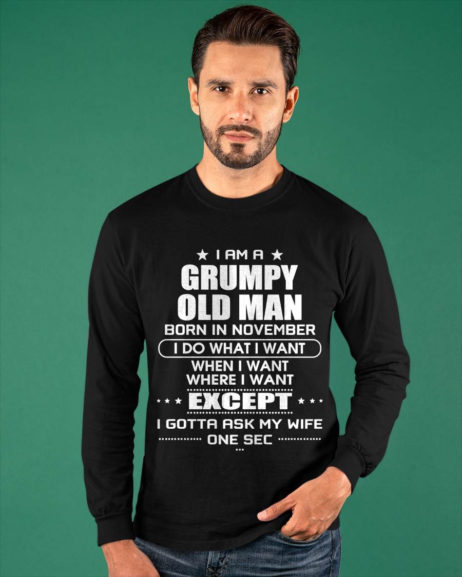 NOVEMBER - MUST-HAVE SHIRT FOR EVERY HUSBAND – FUNNY, BOLD & SO TRUE - TLEE11 ( SKU10-90-11 )