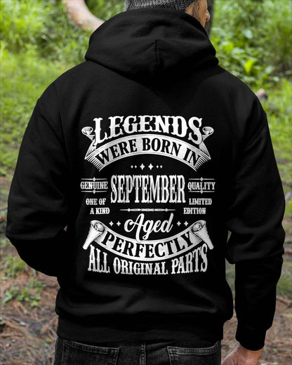 September - Legends Were Born In September Genuine Quality - Gift For Man - TLEE09 (SKU08-37-09)