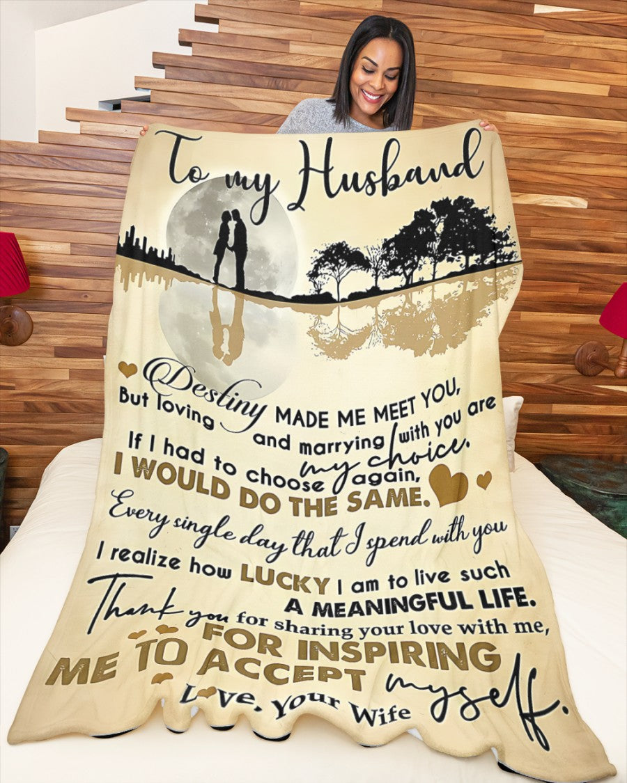 Special Gift For Your Husband Blanket - From Wife01