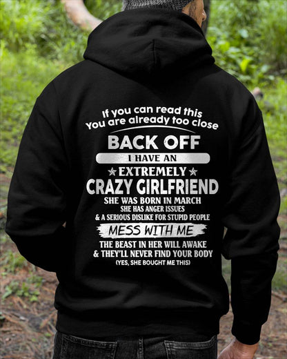 March - Back Off I Have An Extremely Crazy Girlfriend - Gift From Wife - TLEE03 (SKU07-175-03)