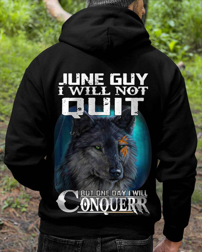 JUNE GUY I WILL NOT QUIT BUT ONE DAY I WILL CONQUER - FOR MAN - TLEE06 (SKU09-48-06)