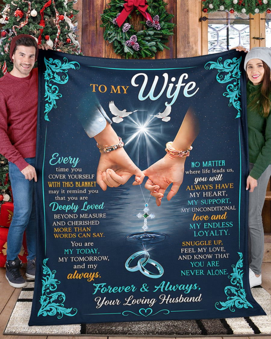 Special Gift For Your Wife Blanket - From Husband (SKU2607-129)
