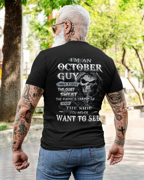 OCTOBER - I HAVE 3 SIDES - T-SHIRT FOR MAN - TLEE10 (SKU07-60-10)