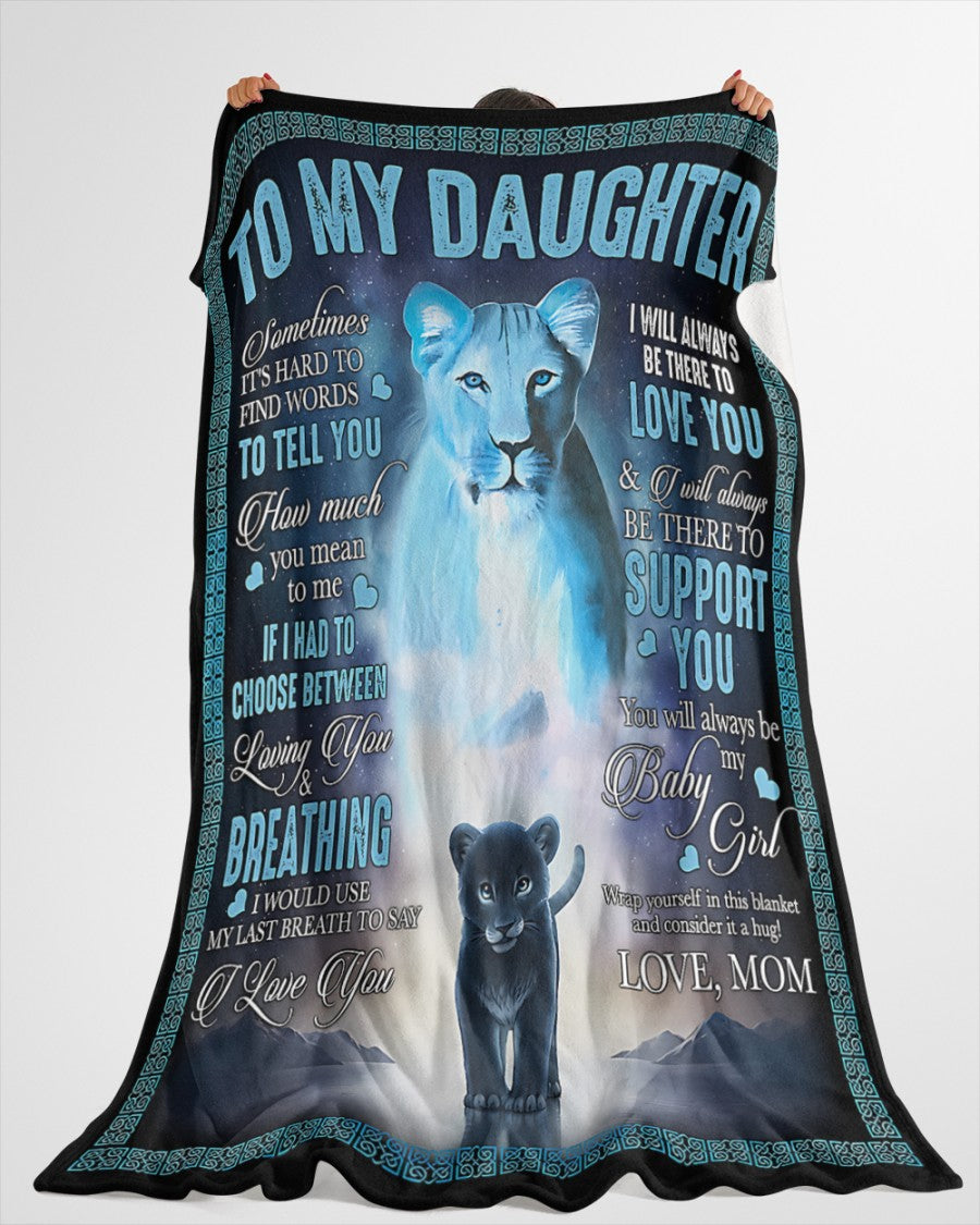 Special Gift For Your Daughter Blanket - From Mom (SKU2606-221)