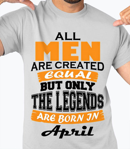 APRIL BORN – ONLY LEGENDS ARE CREATED - FOR MAN - TLEE04 (SKU2606-281-04)