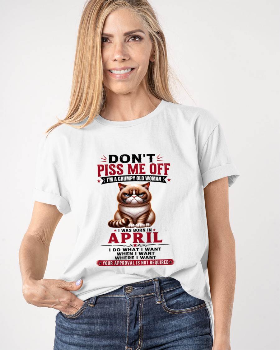 APRIL – ZERO PATIENCE FUNNY CAT - FOR WOMEN - TLEE04 (SKU2608-291-04)
