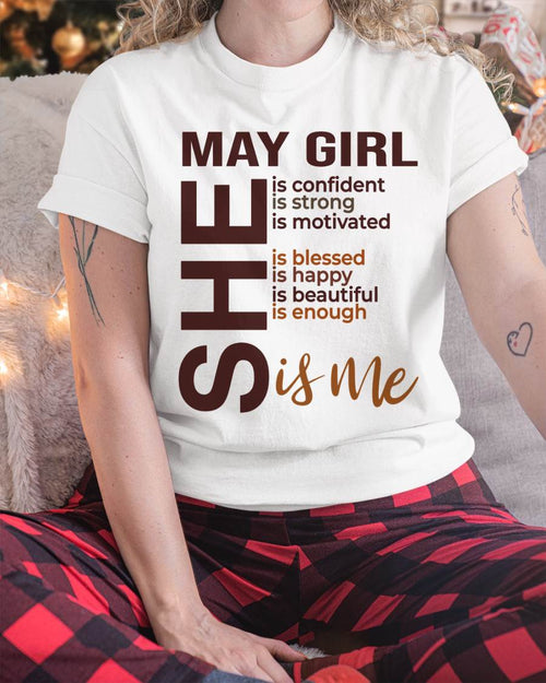 MAY BORN GIRL – CONFIDENT & STRONG - FOR WOMEN - TLEE05 (SKU2605-04-05)