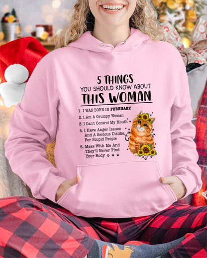 FEBRUARY - 5 THINGS YOU SHOULD KNOW ABOUT THIS WOMAN - FOR WOMEN - TLEE02 (SKU2602-186-02)